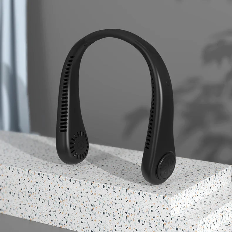Bladeless Neck Fan — Hands Free Portable Cooling for Summer