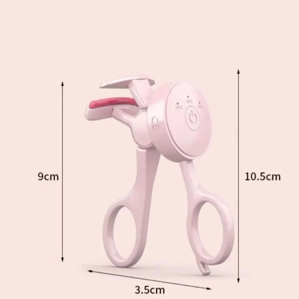Heated Eyelash Curler — Electric Long Lasting Frameless Curling Tool
