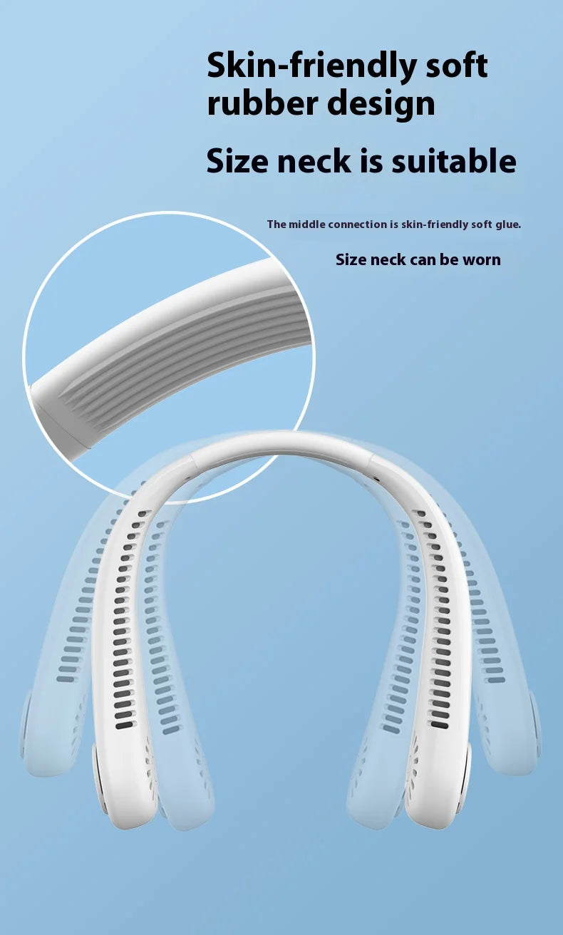 Bladeless Neck Fan — Hands Free Portable Cooling for Summer