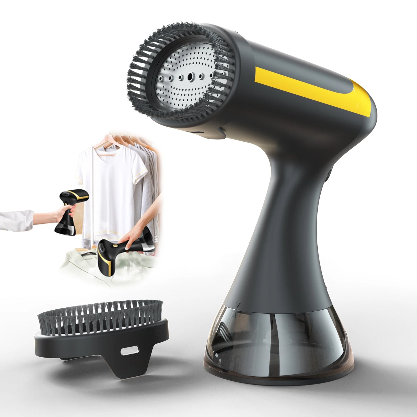 Portable Garment Steamer — Wrinkle Free Clothes in 3 Minutes
