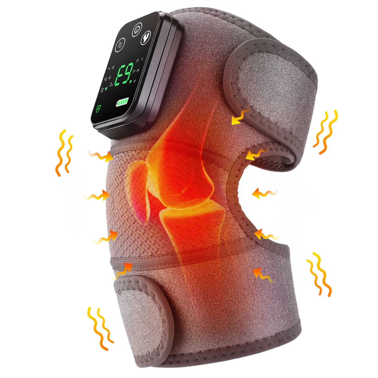 Heated Knee & Joint Massager — Wireless Pain Relief Wrap