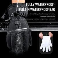 Rechargeable Heated Gloves – 3 Heat Levels & Waterproof Design