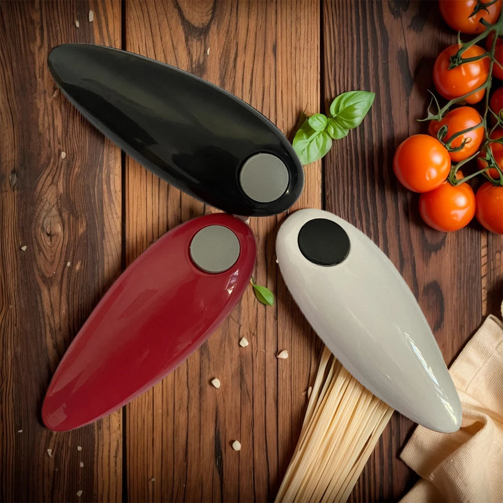 Electric Can Opener — One Touch Safe Smooth Edge Jar Opener