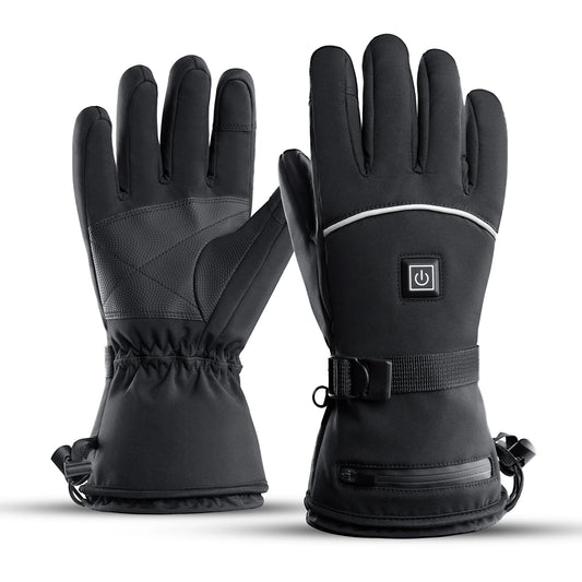 Rechargeable Heated Gloves – 3 Heat Levels & Waterproof Design