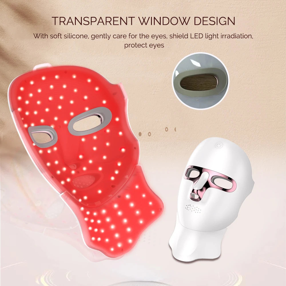 7 Color LED Face & Neck Mask — Photon Skin Rejuvenation Therapy