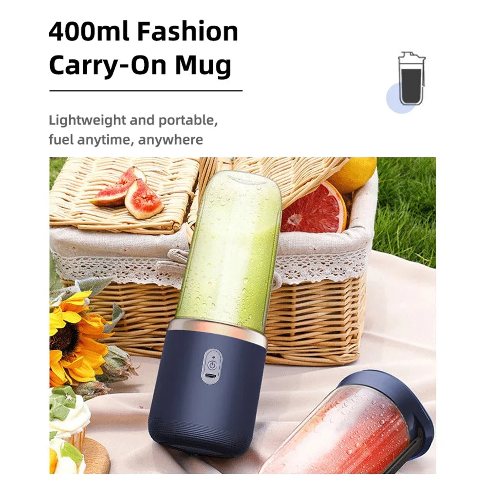 Portable Blender Cup — Fresh Smoothies in 9 Seconds On the Go