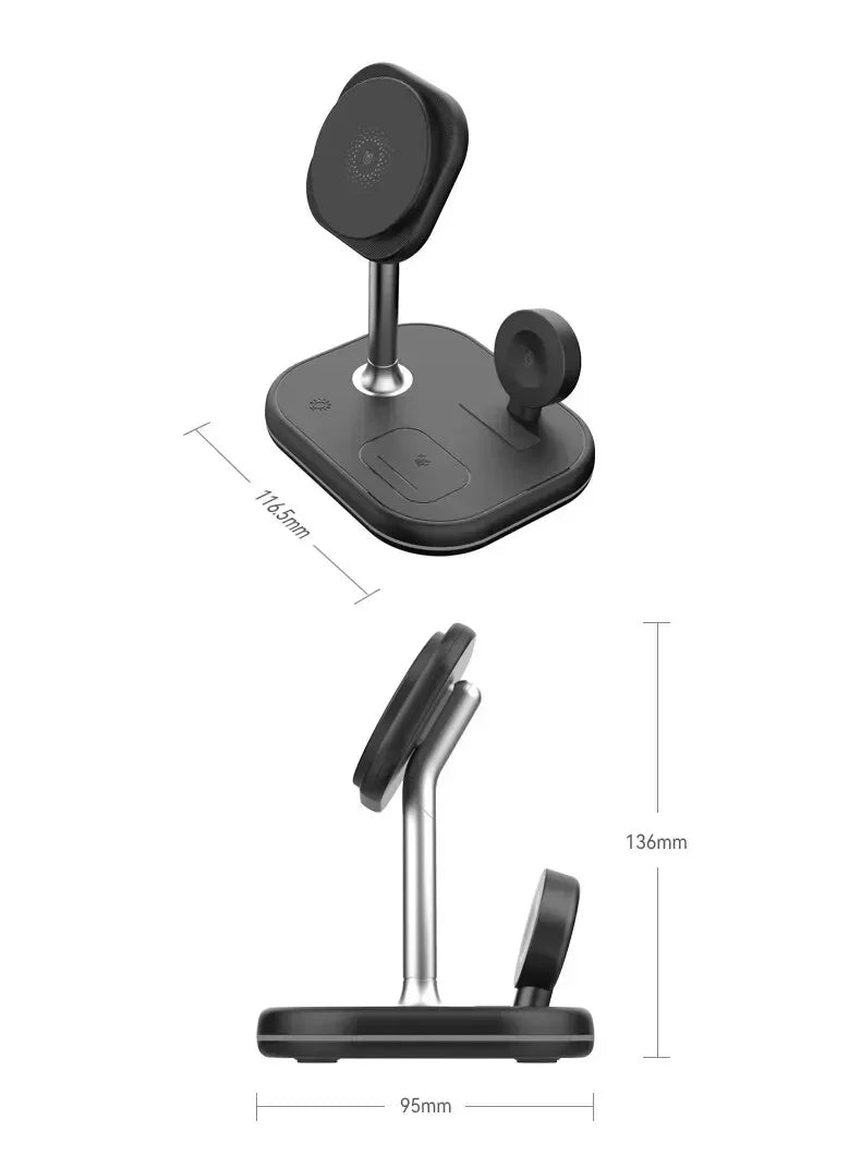 3 in 1 MagSafe Wireless Charger — iPhone Apple Watch AirPods Station
