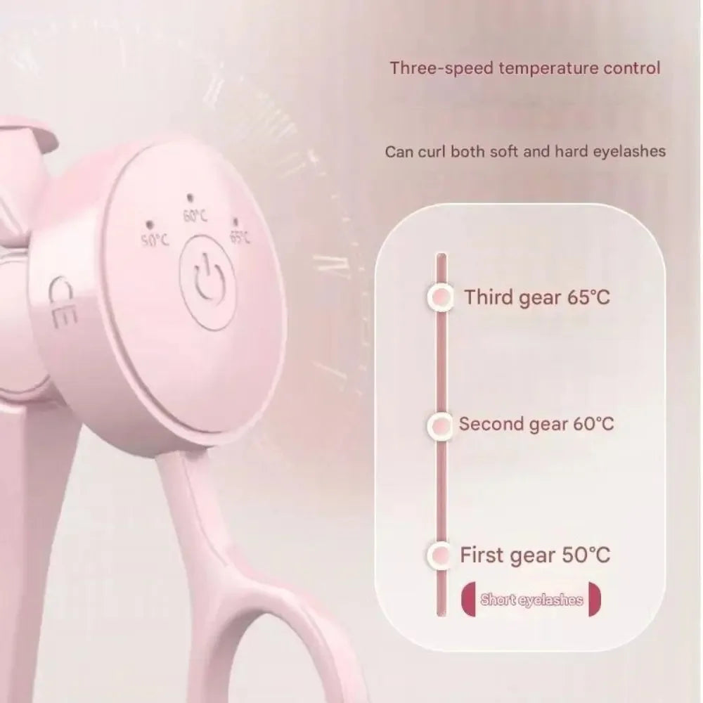 Heated Eyelash Curler — Electric Long Lasting Frameless Curling Tool