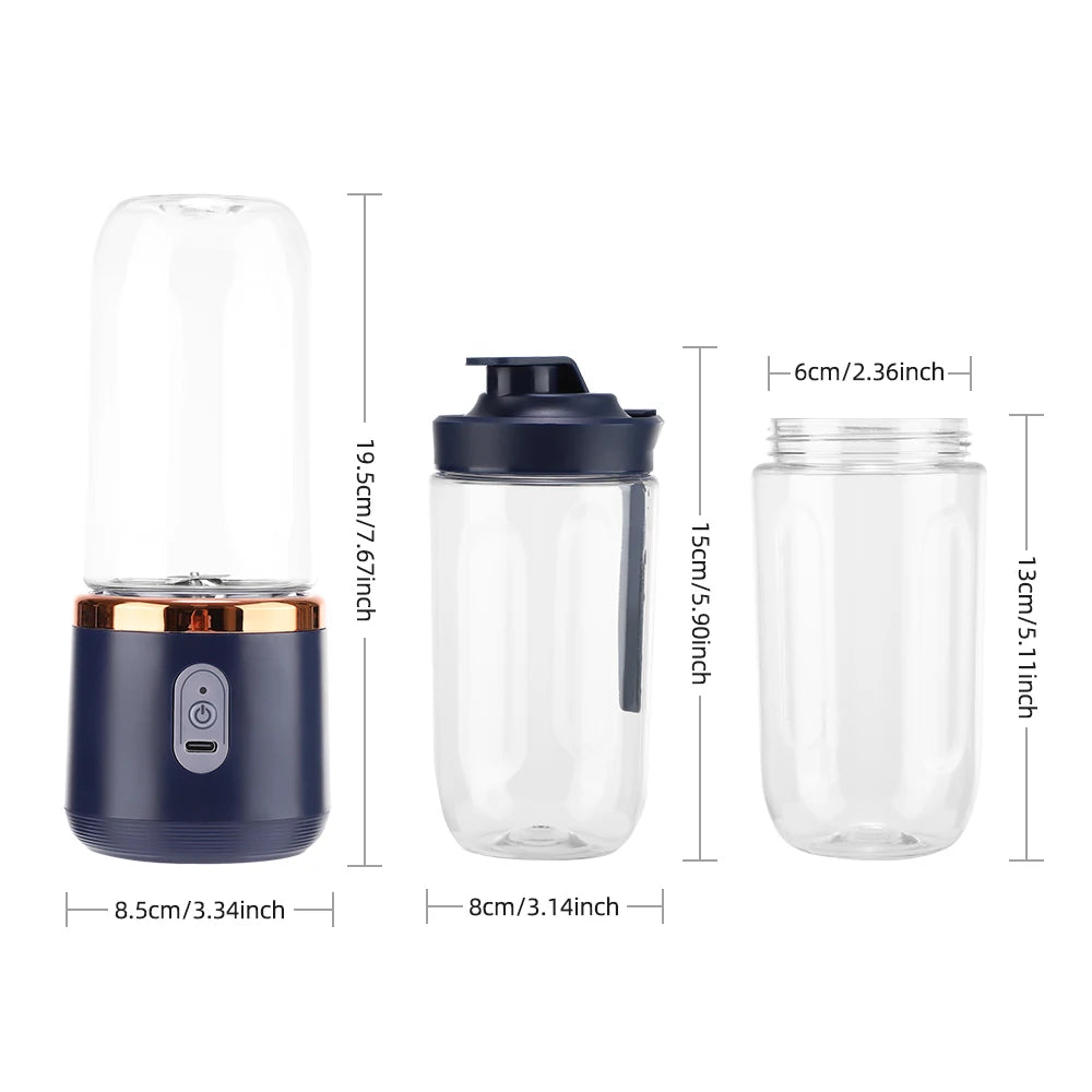 Portable Blender Cup — Fresh Smoothies in 9 Seconds On the Go